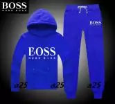 boss survetement slim fit blue promo